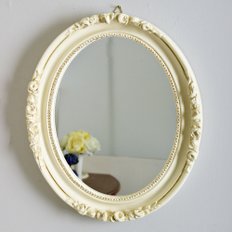 (kkjj436)줄리 원형 거울 아이보리