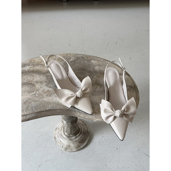 me2006 bridal ribbon slingback pumps_2color 브라이덜 웨딩 리본 슬링백