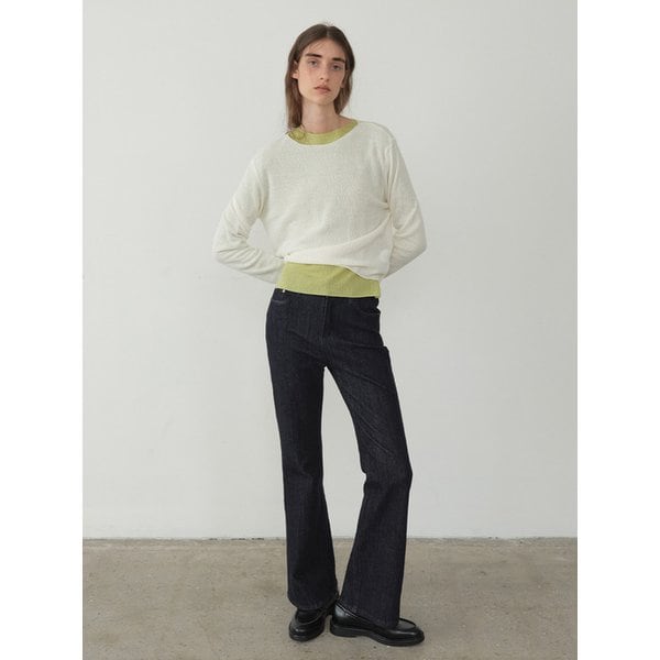 [리퍼브] 메리노울 루즈핏 풀오버 CREAM