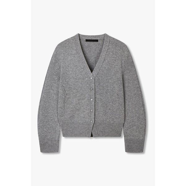 캐시미어 울 블렌드 브이넥 가디건 7115450X05172