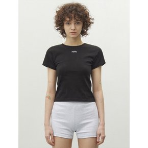 MICHIKO SLIM TOP BLACK