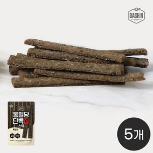 다신샵 밀가루 제로! 단백질 과자 통밀당 단백칩 스틱 흑임자 (50g*5개)