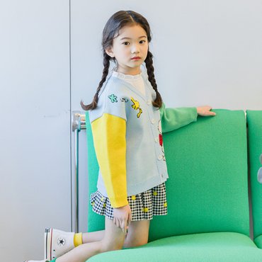 아이러브제이 리본 스누피 니트 가디건 JUSOU18