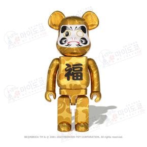 베이프 베어브릭 NEW YEAR BEARBRICK DARUMA 1000% 1J23-185-905