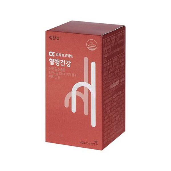 [이마트점포택배] [정관장] 알파프로젝트 혈행건강(500mgx60캡슐) 30g