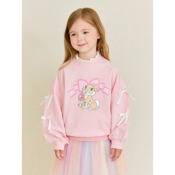 [디즈니]미스버니 블링리본프릴맨투맨티셔츠