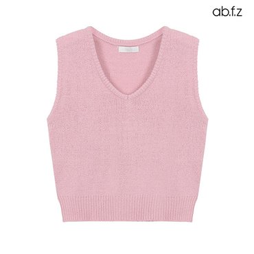 ab.f.z 무지 라인 브이넥 니트 베스트 (AFX2QW31A)