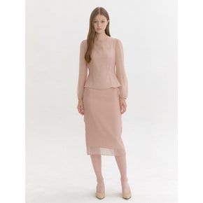 [현주 PICK] Classic Layered Long-Sleeve Blouse / Pink Beige(2color)