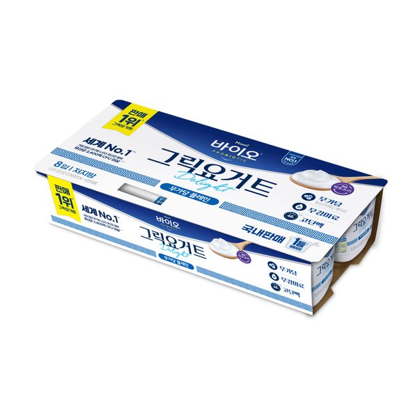 바이오 그릭요거트 Delight 무가당 플레인 16입