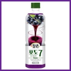 참존 포도 과일 원액 음료 베이스 835ml x 1개