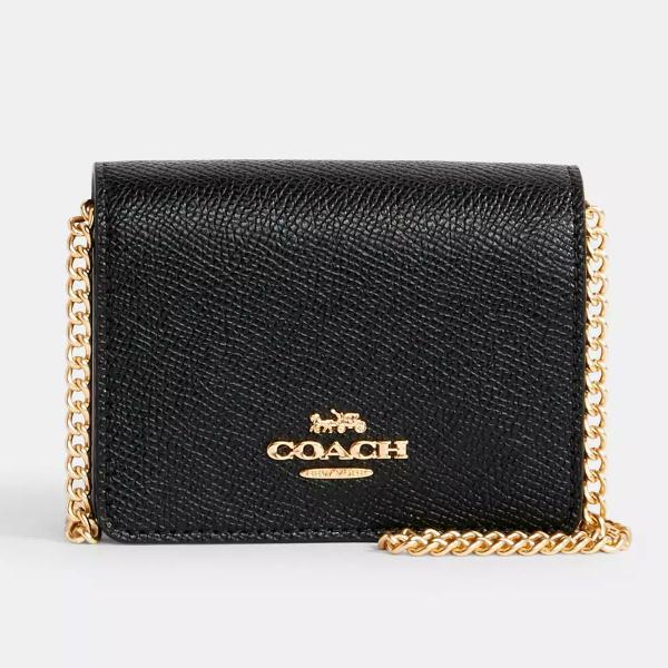 [국내배송] 코치 미니월렛 체인 지갑백  C0059 CZ278