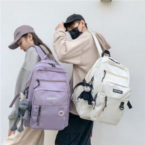 백팩 가방 학생 신학기 캐주얼 커플 심플 학생 대학생백팩