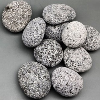  자갈 맥반석 라바스톤 10알 대 최고급 원예용 화분돌