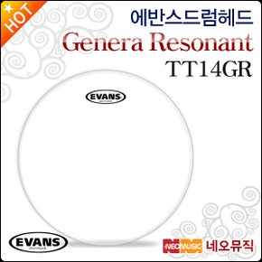 드럼헤드 EVANS Genera Resonant TT14GR 하단