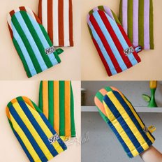 모마 두센두센 오븐 장갑 2세트 DUSEN DUSEN STRIPED OVEN MITTS