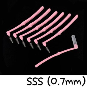 L형 치간칫솔 SSS 0.7mm 7P X3개 휴대용 어금니 치실 (WAEEFAE)