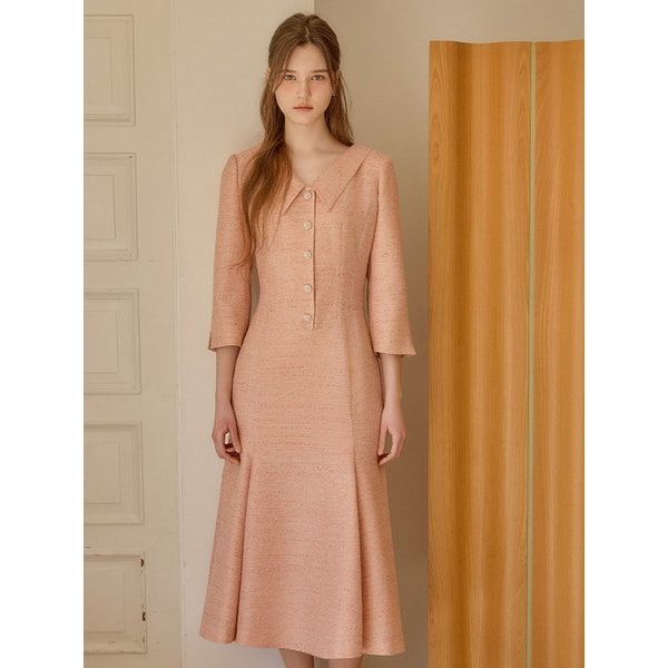 [Y]SS Calla140 쉬비긴즈 아틀리에 트위드 원피스 오렌지