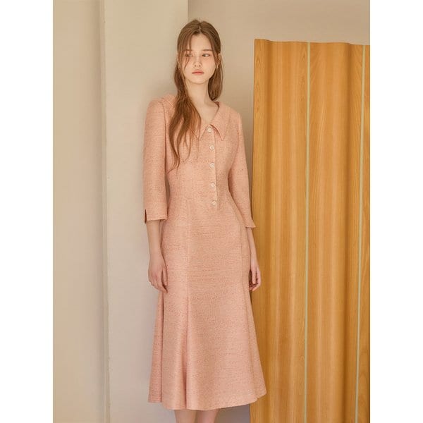 [Y]SS Calla140 쉬비긴즈 아틀리에 트위드 원피스 오렌지