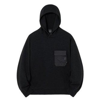 스위브 유니 EDGE SLIT POCKET HOOD  BLACK  _P368524311