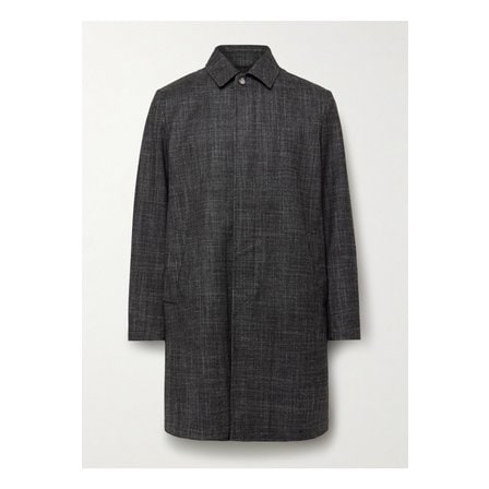 까날리 울 실크 캐시미어 혼방 코트 그레이 1647597341292856