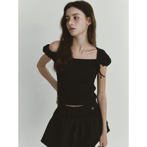 UNBALANCE RIBBON T (BLACK)