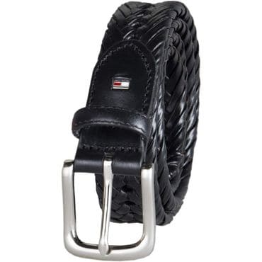  영국 타미힐피거 머플러 Tommy Hilfiger Men`s Sw-11tl04x007-blk-40 Belt Black Medium 1585546