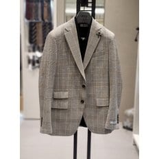 본 * BON 울 민트 체크 패턴 재킷 BN2MEA731BE