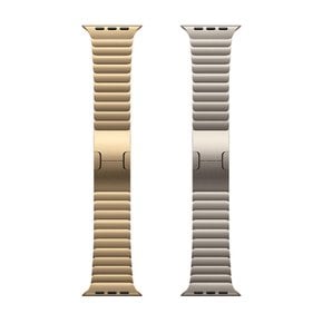 새롭게 출시된 애플 워치 42mm 링크 브레이슬릿 밴드 (래디언트 골드 / 내추럴)