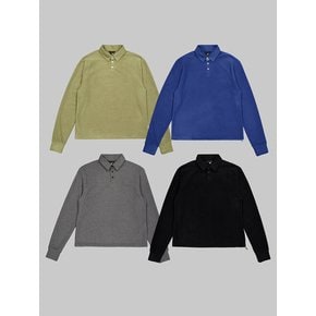 D. BASIC COZY FLEECE PULLOVER - 4 COLOR