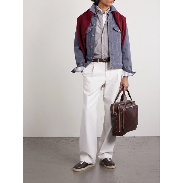 브루넬로쿠치넬리 가죽 브리프케이스 46376663162997998