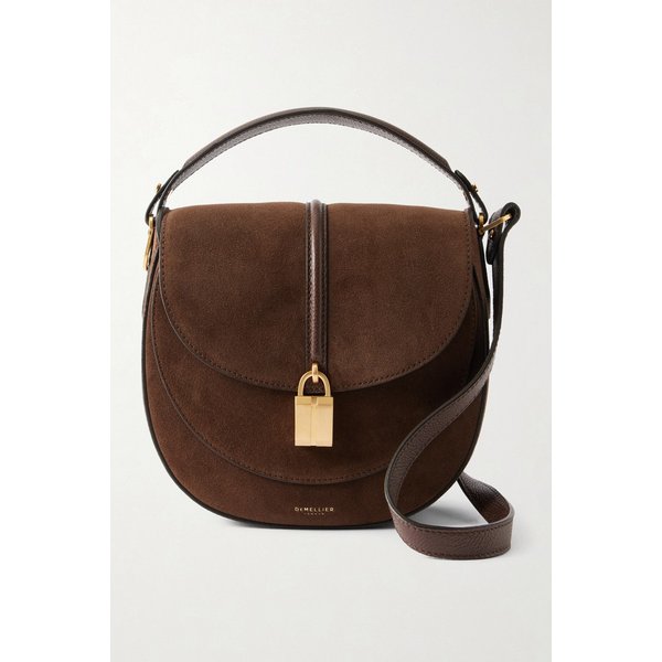드멜리어 시에나 스웨이드 텍스처 가죽 숄더백 46376663162980023