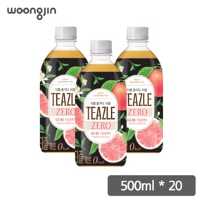 티즐 제로 자몽블랙티 500ML 20펫