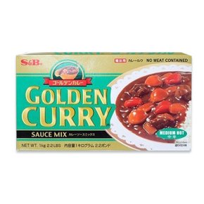 [새벽배송][우리가락]S&B 카레 중간매운맛 1kg
