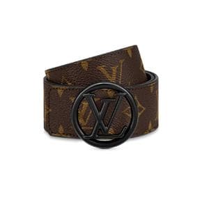 24 FW 루이비통 남성 LV Circle 40mm Reversible Belt black LVUR4959BCK3821A00 TP822279174