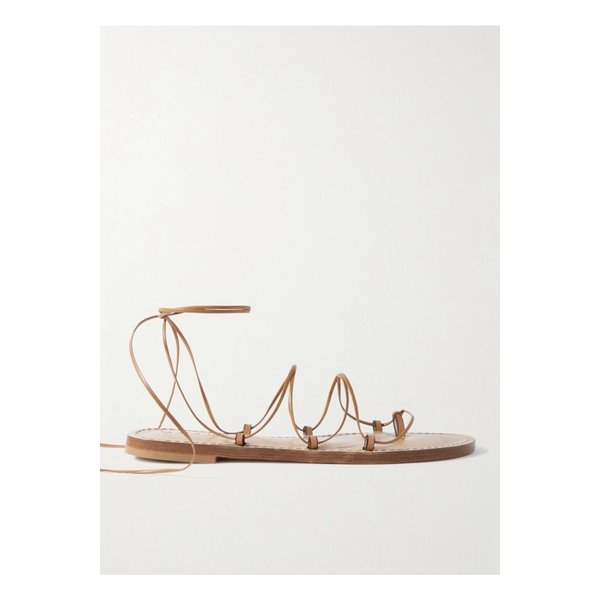 아마누 더 세렝게티 가죽 샌들 카멜 1647597358766777