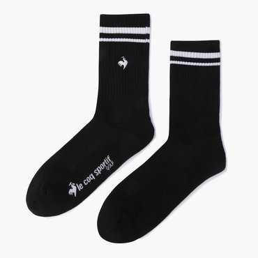 르꼬끄골프 25년  S/S     NEW 남성 기본 미들 삭스 / BLCK GQ121MSO21