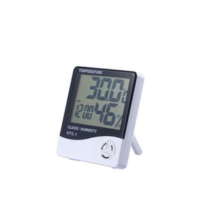 HTC1 디지털 온도계 습도계 온도습도계 온습도계 디지털온도계 전자온도계 시계 욕실 목욕탕 계측기 아이방 화장실 온도측정기 관공서