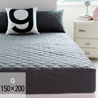 바숨 순면누빔 침대 매트리스커버 퀸(Q) 150x200