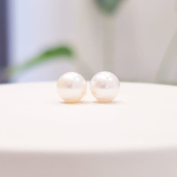 [부산점] 펄플레인 아코야진주(7mm) 귀걸이 241610004