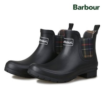  바버 BARBOUR 킹햄 웰링턴 숏 첼시 여성 레인부츠 장화 LRF0088BK11