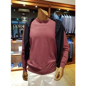 [여주점] 퍼플 솔리드 코튼 라운드 니트 (C06KTRS05)