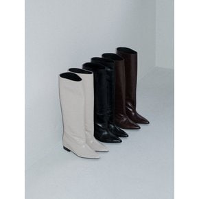 90s 스트레이트 롱부츠 STRAIGHT LONG BOOTS_IVORY