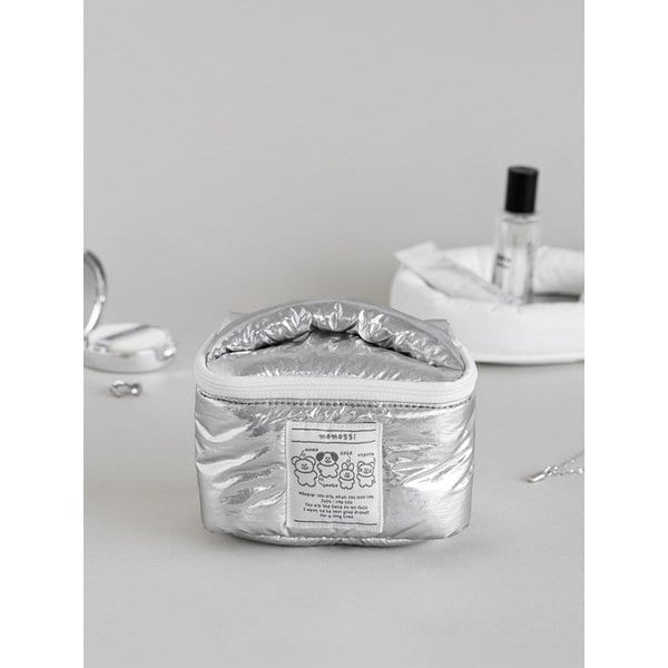 모모씨 마시멜로 데일리 메이크업 파우치 silver