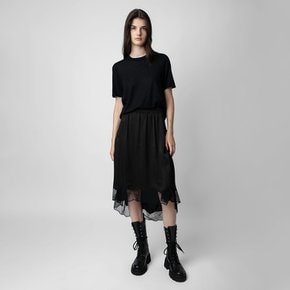 실크 스커트 Joslin ZV 3D Skirt ZE4SFCTSK009Z10