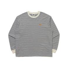 [공식]스트라이프 긴팔 티셔츠 MELANGE GREY