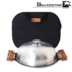 [BIZ][SILVERSTAR] 실버스타 오아이씨 인덕션IH 가마 그리들 33cm-CV4p세트