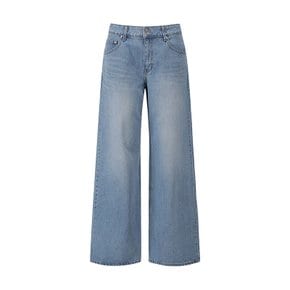 여성 와이드핏 로우 데님 JEAN