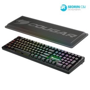 [서린공식] COUGAR PURI RGB 적축 게이밍 기계식 키보드