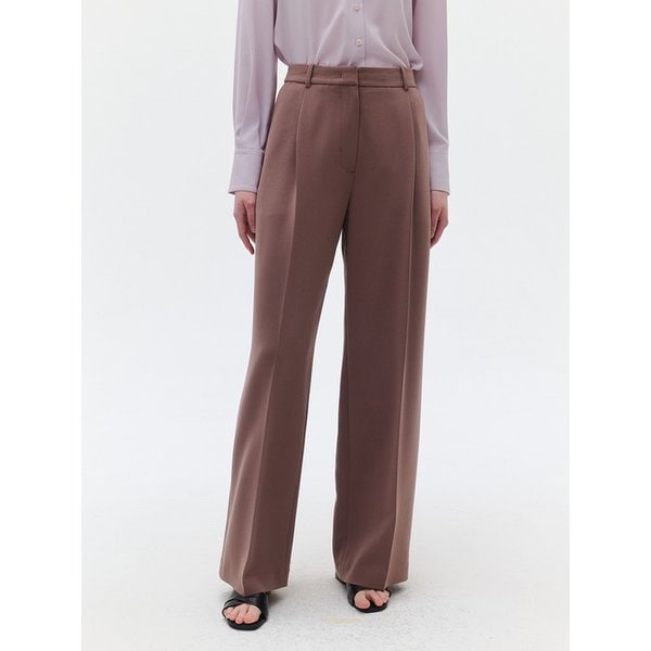 Wide One-tuck Trousers_ 2color