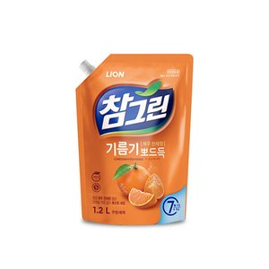 라이온 참그린 기름기뽀드득 제주 천혜향 리필 1.2kg